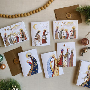 Christmas Folk Card Set